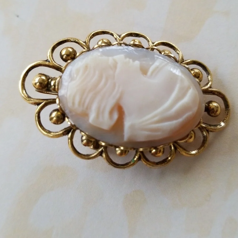 Vintage Cameo Brooch